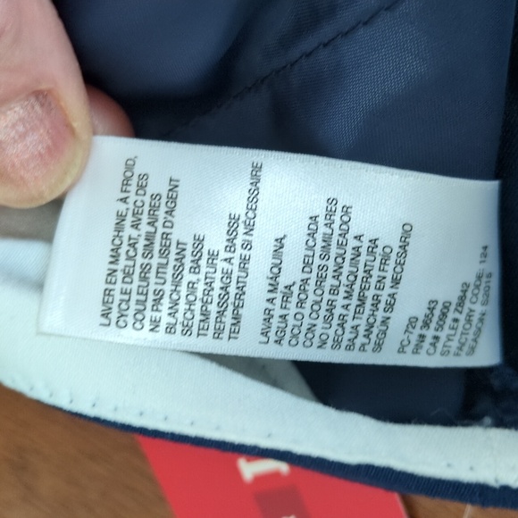 Izod Women's Navy Blue Stretch Dress Pants Size 12 NWT - Picture 4 of 16